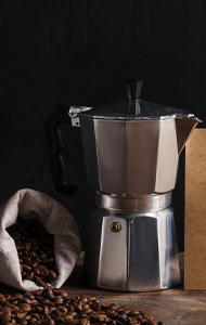 Lekker een bakje koffie tijdens het kamperen, gebruik onze Percolator