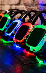 Silent disco tijdens het kamperen in Dronten