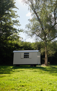 Schaftkeet als vakantieverblijf