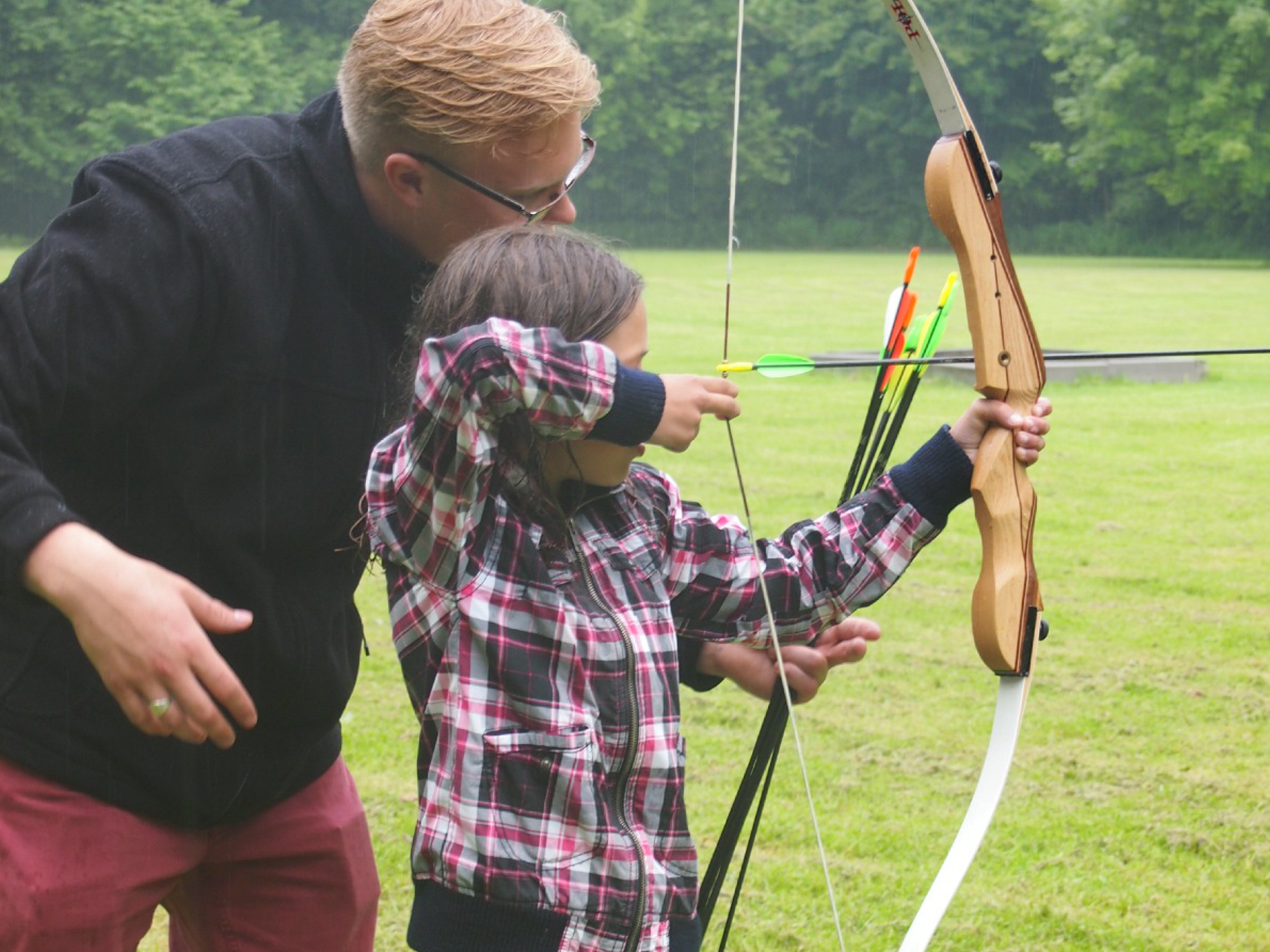 Boogschieten tijdens de vakantie